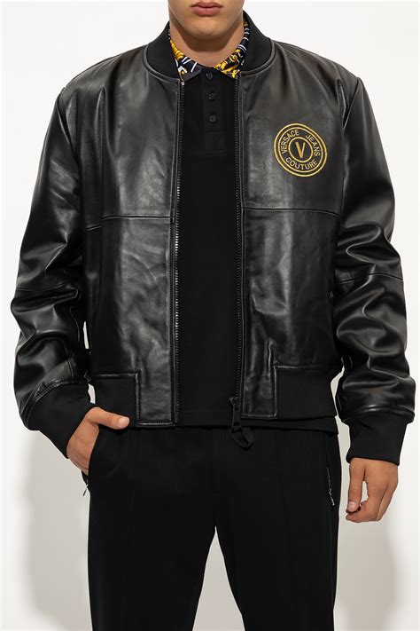 versace jeans couture sport jacket|Versace Jeans Couture leather jacket.